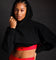Reebok X Cardi B Women's Cropped Hoodie Black