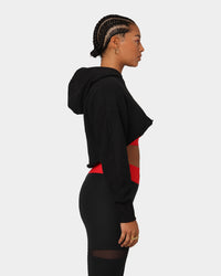 Reebok X Cardi B Women's Cropped Hoodie Black
