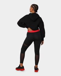 Reebok X Cardi B Women's Cropped Hoodie Black
