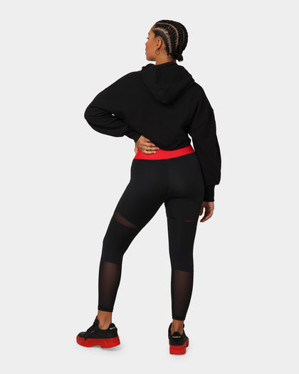 Reebok X Cardi B Women's Cropped Hoodie Black