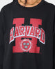 National Collegiate Athletic Association Harvard H Seal Vintage Crewneck Vintage Black