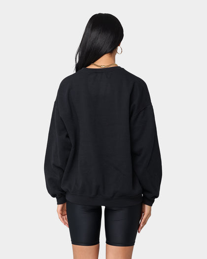 National Collegiate Athletic Association Harvard H Seal Vintage Crewneck Vintage Black