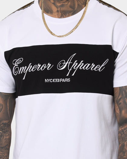 Emperor Apparel Nouveau Hustle Short Sleeve T-Shirt White/Black