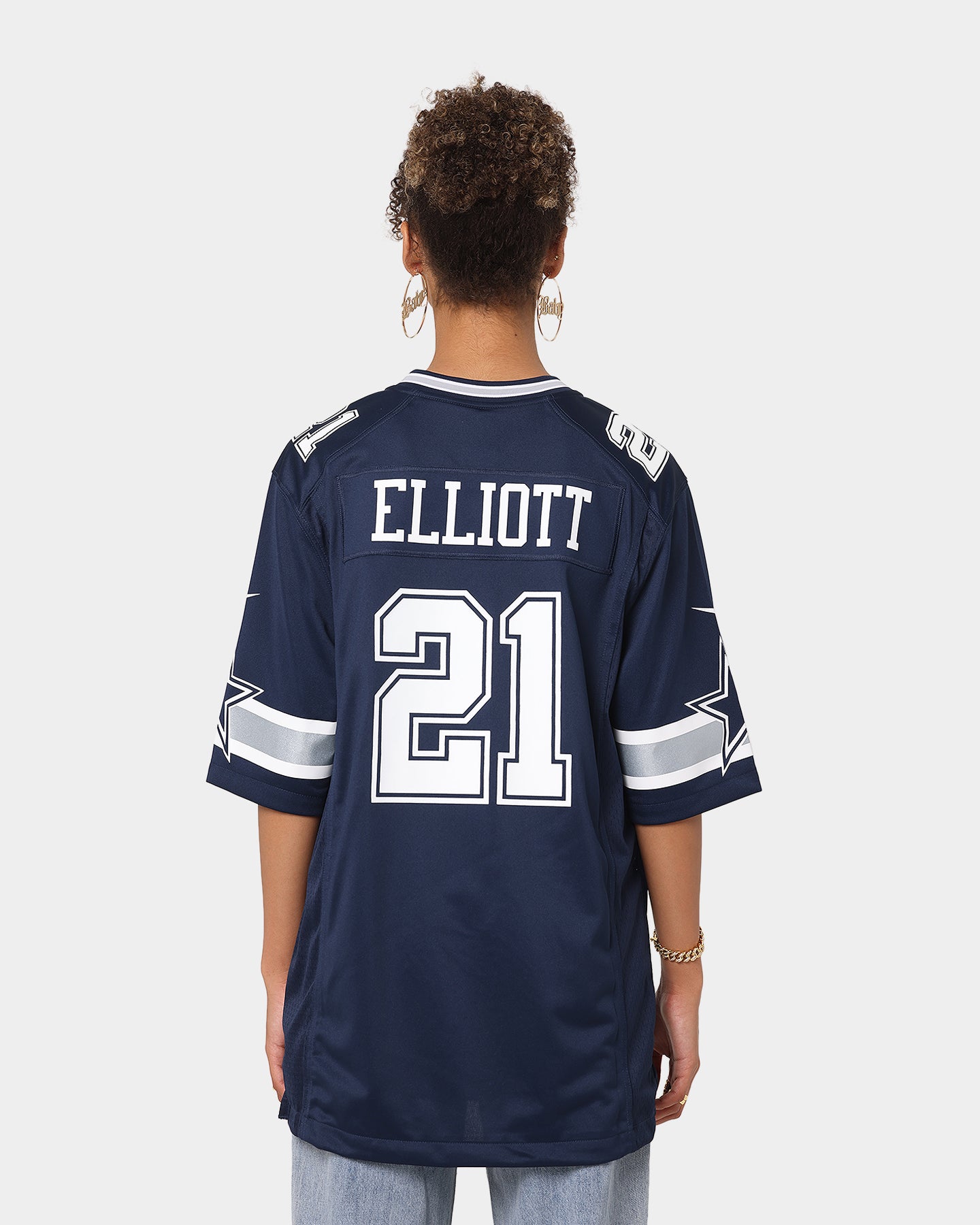 Nike Dallas Cowboys Ezekiel Elliott #21 Home NFL Jersey College