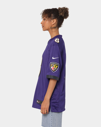 Nike Baltimore Ravens Lamar Jackson #8 Limited NFL Jersey New Orchid