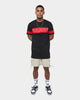 Carré Panneau Short Sleeve T-Shirt Black/Red
