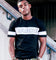 Carré Panneau Short Sleeve T-Shirt Black/White