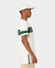 Carré Panneau T-Shirt Off White/Green