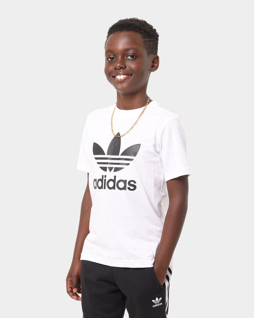 Adidas Kid's Adicolour Shorts and T-Shirt Set White/Black