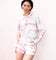 Adidas Women's Marbled Print Cropped Hoodie Marble