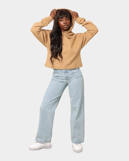 Adidas Women's Hoodie Tan