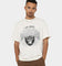 Majestic Athletic Las Vegas Raiders Stripe Sleeve Oversized T-Shirt Optic White