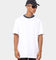 PYRA Jacquard Neck T-Shirt White/Black