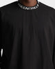 BEENTRILL Logo Rib Long Sleeve T-Shirt Black