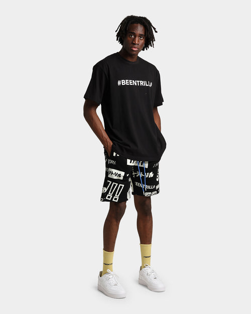 BEENTRILL Backwards Short Sleeve T-Shirt Black