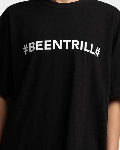 BEENTRILL Backwards Short Sleeve T-Shirt Black
