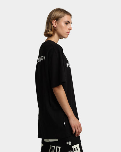 BEENTRILL Backwards Short Sleeve T-Shirt Black