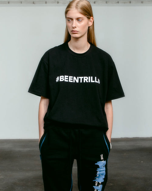 BEENTRILL Backwards Short Sleeve T-Shirt Black