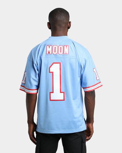 Mitchell & Ness Houston Oilers Warren Moon #1 '93-'94 Legacy Jersey Light Blue