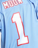 Mitchell & Ness Houston Oilers Warren Moon #1 '93-'94 Legacy Jersey Light Blue