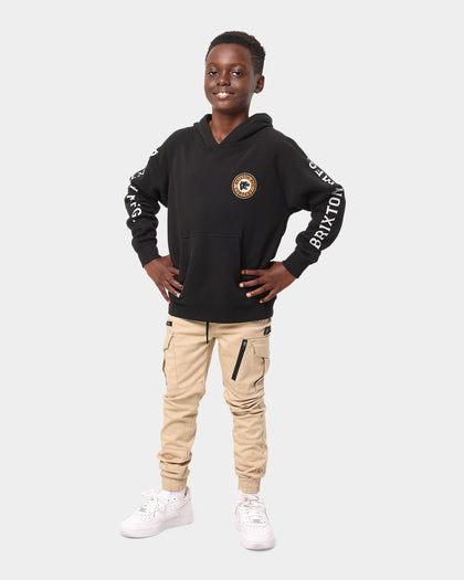 Brixton Kid's Forte Pullover Hoodie Black