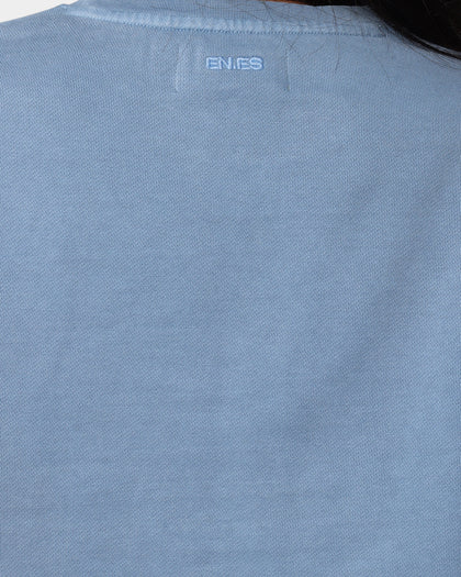 EN ES Women's All Mighty Crew Neck Cornflower Blue