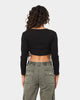 EN ES Women's Shuffle Long Sleeve Top Black