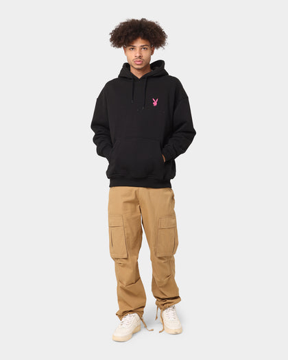 Playboy Stacked Hoodie Black