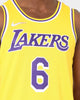 Nike Los Angeles Lakers LeBron James 75th Anniversary #6 Icon Swingman Jersey Amarillo/Field