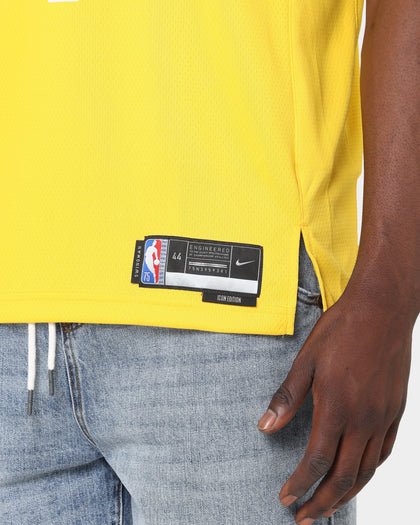 Nike Los Angeles Lakers LeBron James 75th Anniversary #6 Icon Swingman Jersey Amarillo/Field