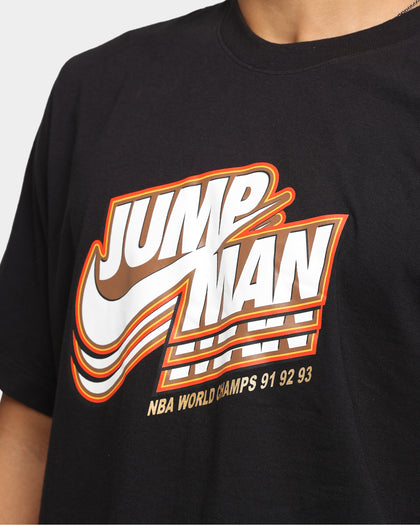 Jordan Jumpman GFX Crew T-Shirt Black/Metallic