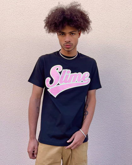 Los Angeles RadYo! Slime Cursive T-Shirt Black