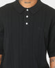 XLARGE Cable Knit Polo Shirt Black