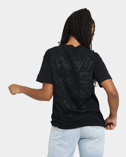 Rats Get Fat Butterfly Effect Vintage T-Shirt Black/Black