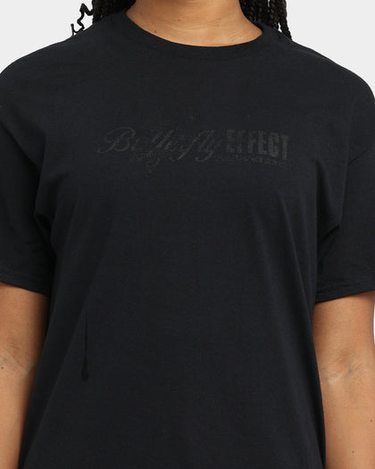 Rats Get Fat Butterfly Effect Vintage T-Shirt Black/Black