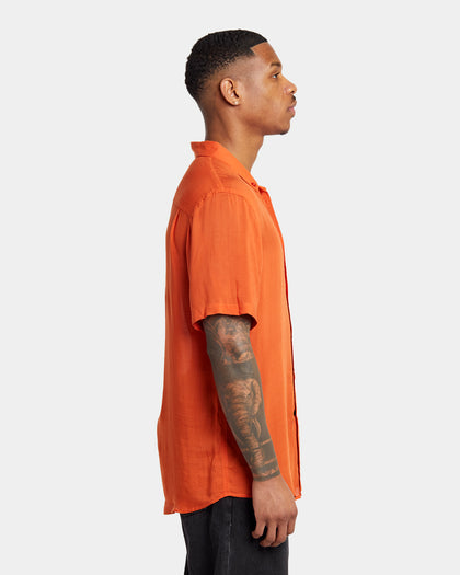 XXIII Dubrovnik Button Up Shirt Dark Orange