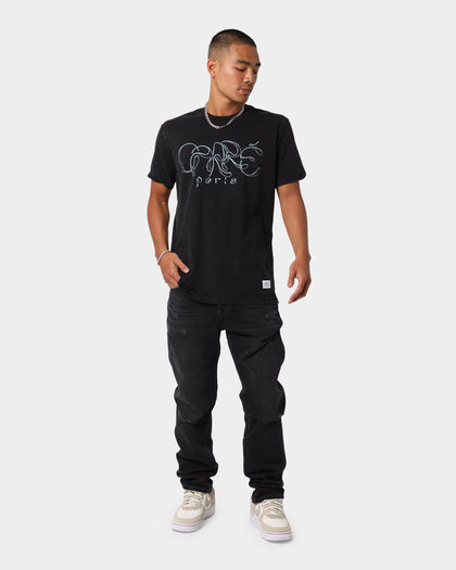 Carre Chrome Short Sleeve T-Shirt Black Wash