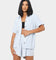 Stussy Women's Orlando Terry Shirt Ice Blue