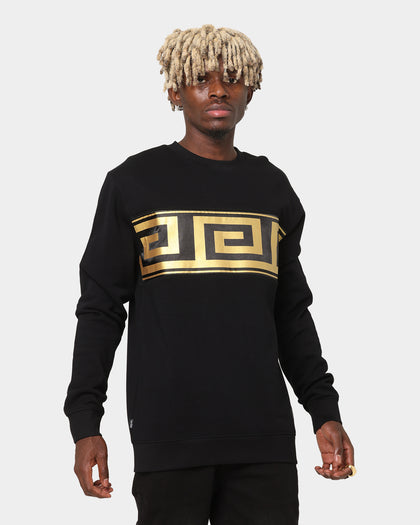 Last Kings Ancient Panel Crewneck Black