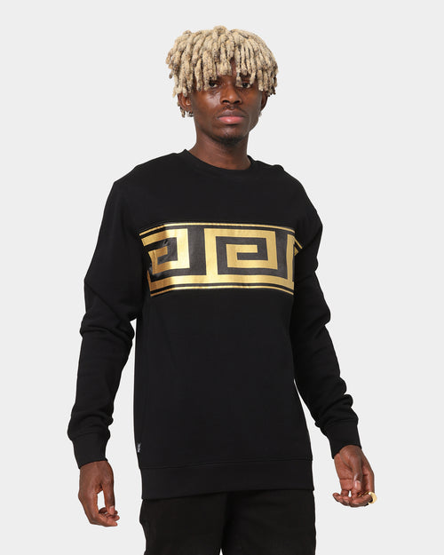 Last Kings Ancient Panel Crewneck Black