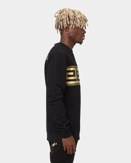 Last Kings Ancient Panel Crewneck Black