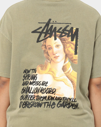 Stussy Spring Weeds T-Shirt Pigment Light Khaki