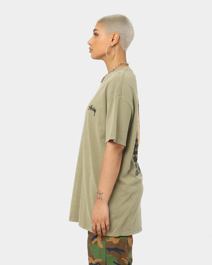 Stussy Spring Weeds T-Shirt Pigment Light Khaki