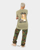 Stussy Spring Weeds T-Shirt Pigment Light Khaki
