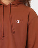 Champion Women's RW Cropped Hoodie Canyon Rock Brown