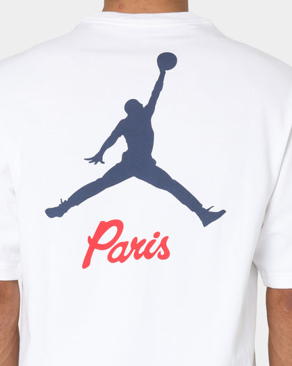 Jordan X Paris Saint-Germain Logo T-Shirt White