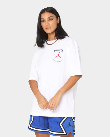 Jordan X Paris Saint-Germain Logo T-Shirt White