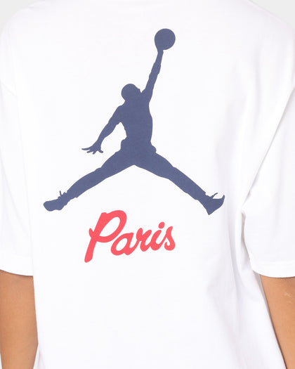 Jordan X Paris Saint-Germain Logo T-Shirt White