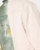 En Noir Inc Cash Denim Jacket Green Tiedye