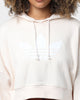 Adidas Women's Cropped Hoodie Wonder White